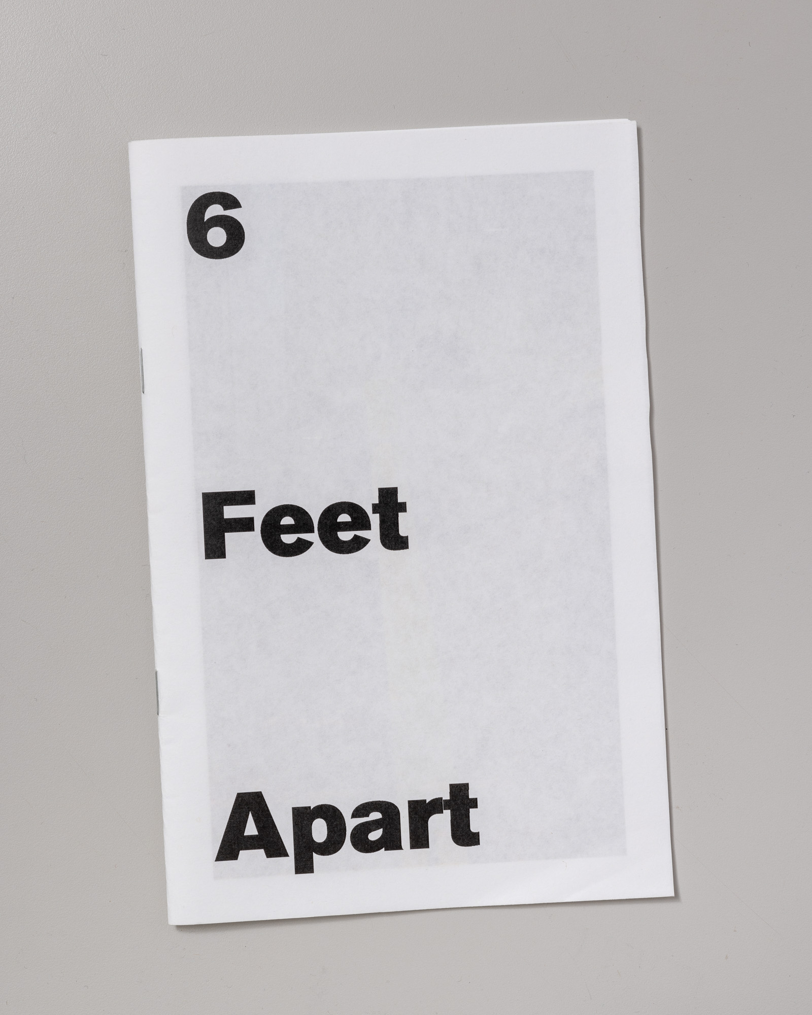 6 Feet Apart - Photo Zine