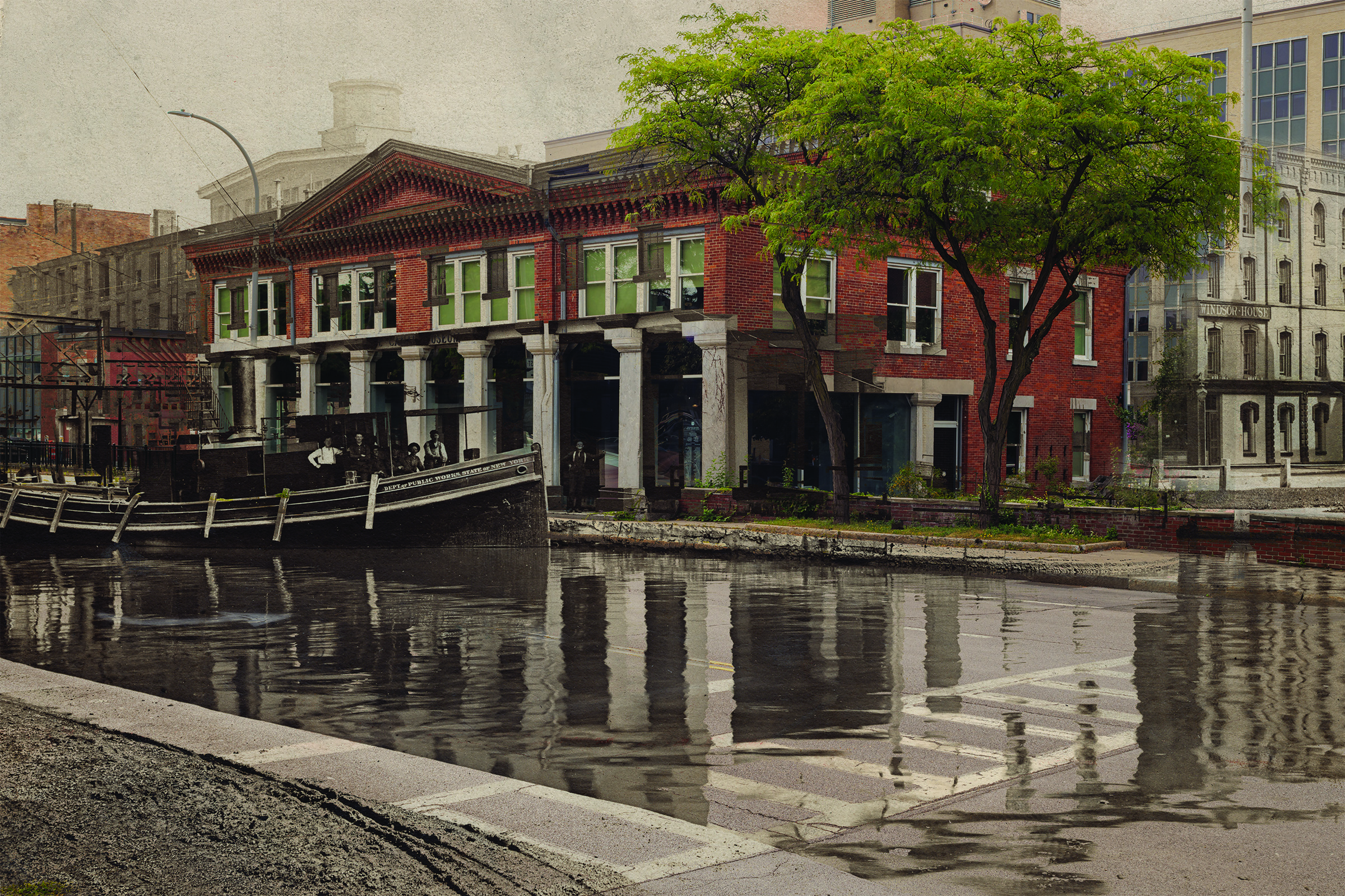 Erie Canal - Then and Now